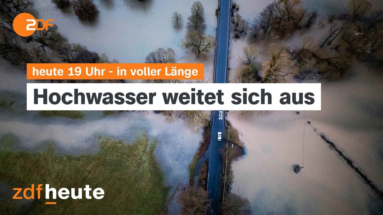 heute 19:00 Uhr vom 03.01.2024 Hochwasser, Anschlag in Iran, Proteste in Argentinien