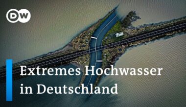 Überschwemmungen und übertretende Flussufer in Deutschland | DW Nachrichten