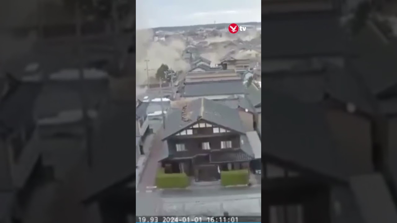 Powerful earthquake hits Japan #shorts