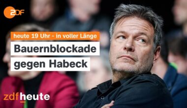 heute 19:00 Uhr vom 05.01.2024 Habeck Bauernblockade, Galant-Plan, Mehrwertsteuer Gastronomie