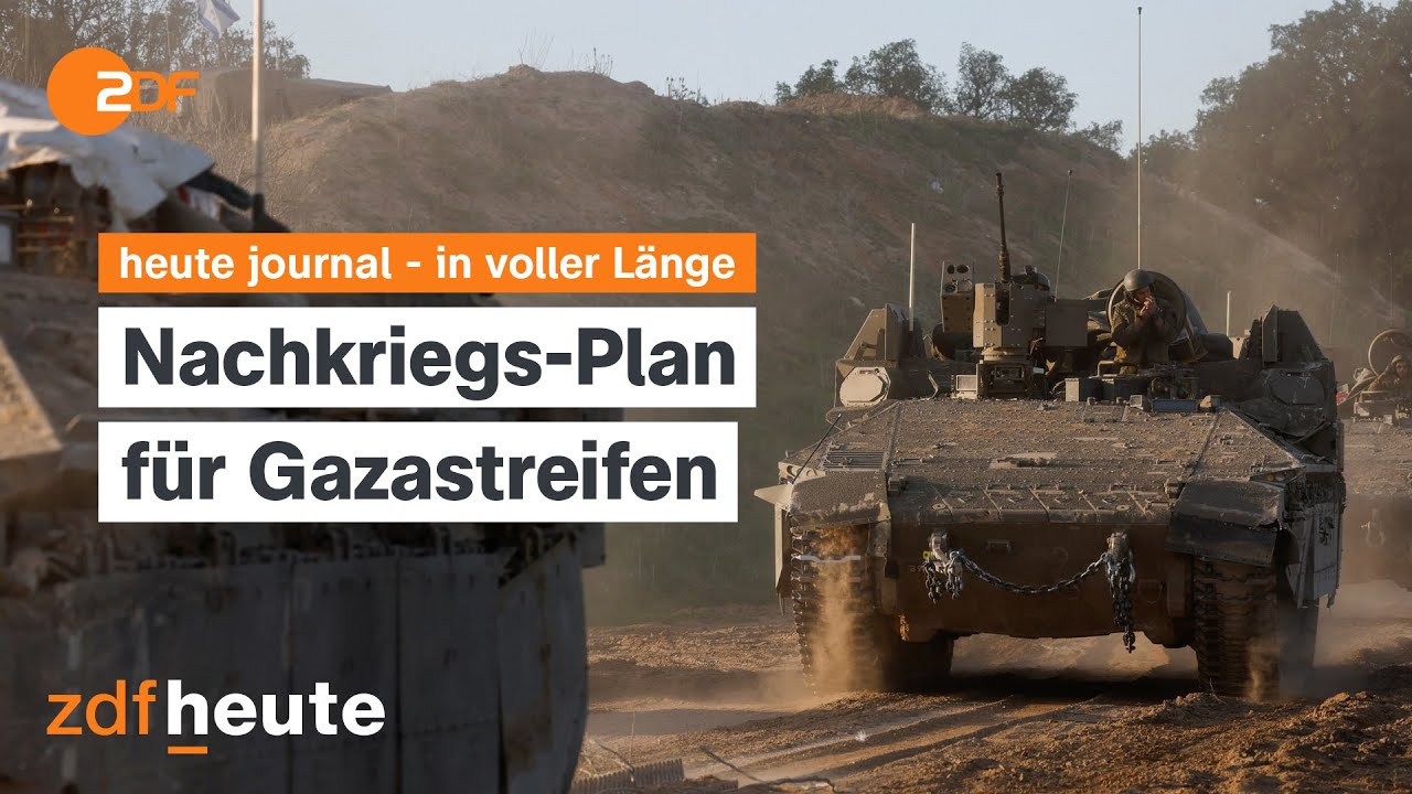 heute journal vom 05.01.2024 Nachkriegs-Plan für Gaza, Bauernproteste, Katastrophenhilfe