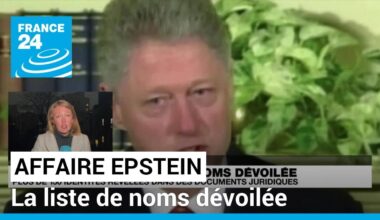 Affaire Epstein : la liste de noms dévoilée • FRANCE 24