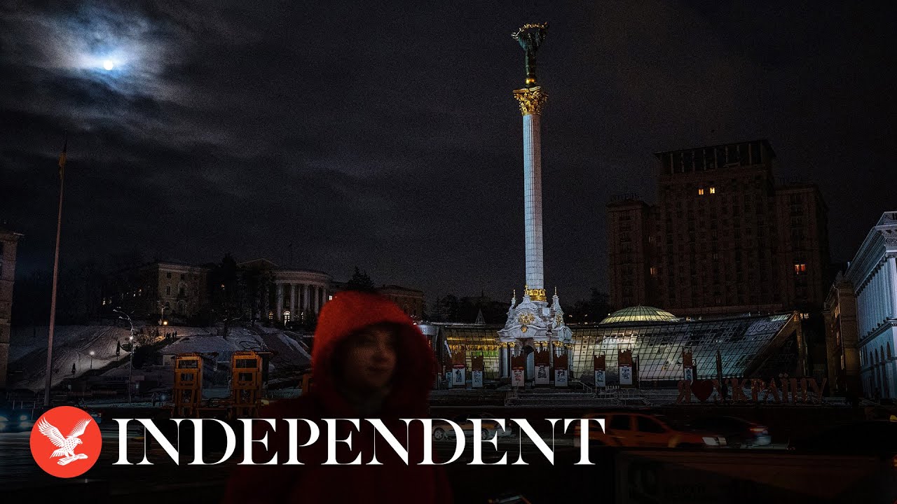 Live: A view of Kyiv's Independence Square as Ukraine celebrates NY under curfew