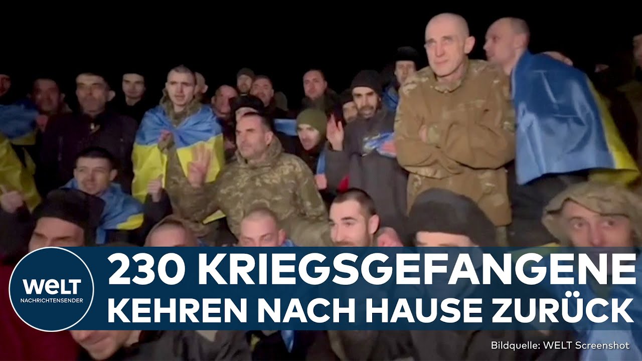 KRIEG IN DER UKRAINE: Moskau und Kiew einigen sich auf den bisher größten Gefangenenaustausch
