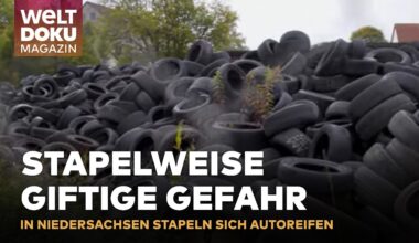 ILLEGALES ALTREIFENLAGER: Gefährliche Zeitbombe bedroht Kleinstadt - Umweltbehörde greift ein