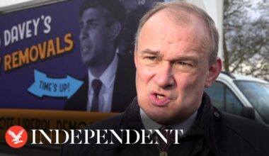 Ed Davey: Rishi Sunak should call election in May rather than 'clinging on to power'