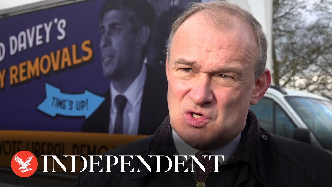 Ed Davey: Rishi Sunak should call election in May rather than 'clinging on to power'
