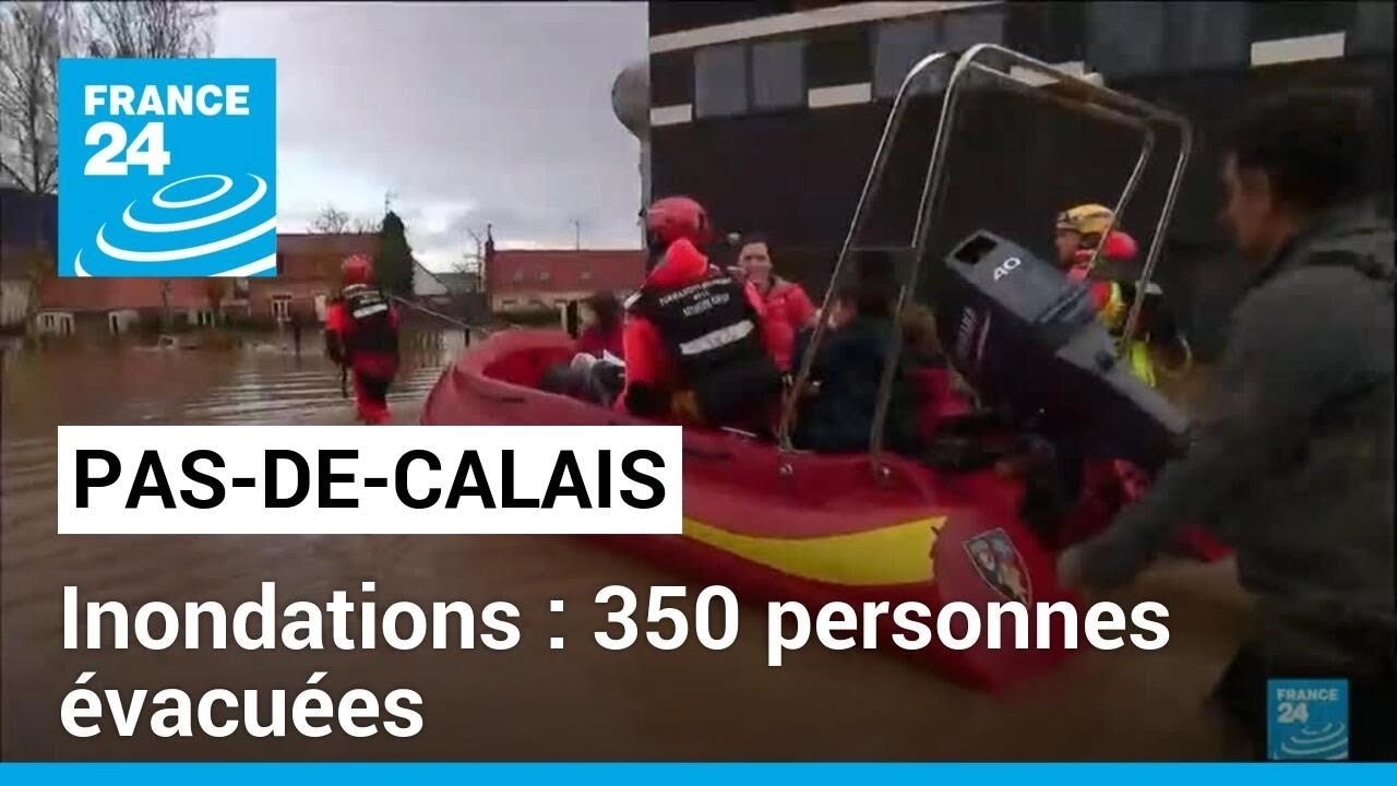Inondations au Pas-de-Calais : des centaines d'évacués et un mort en Loire-Atlantique