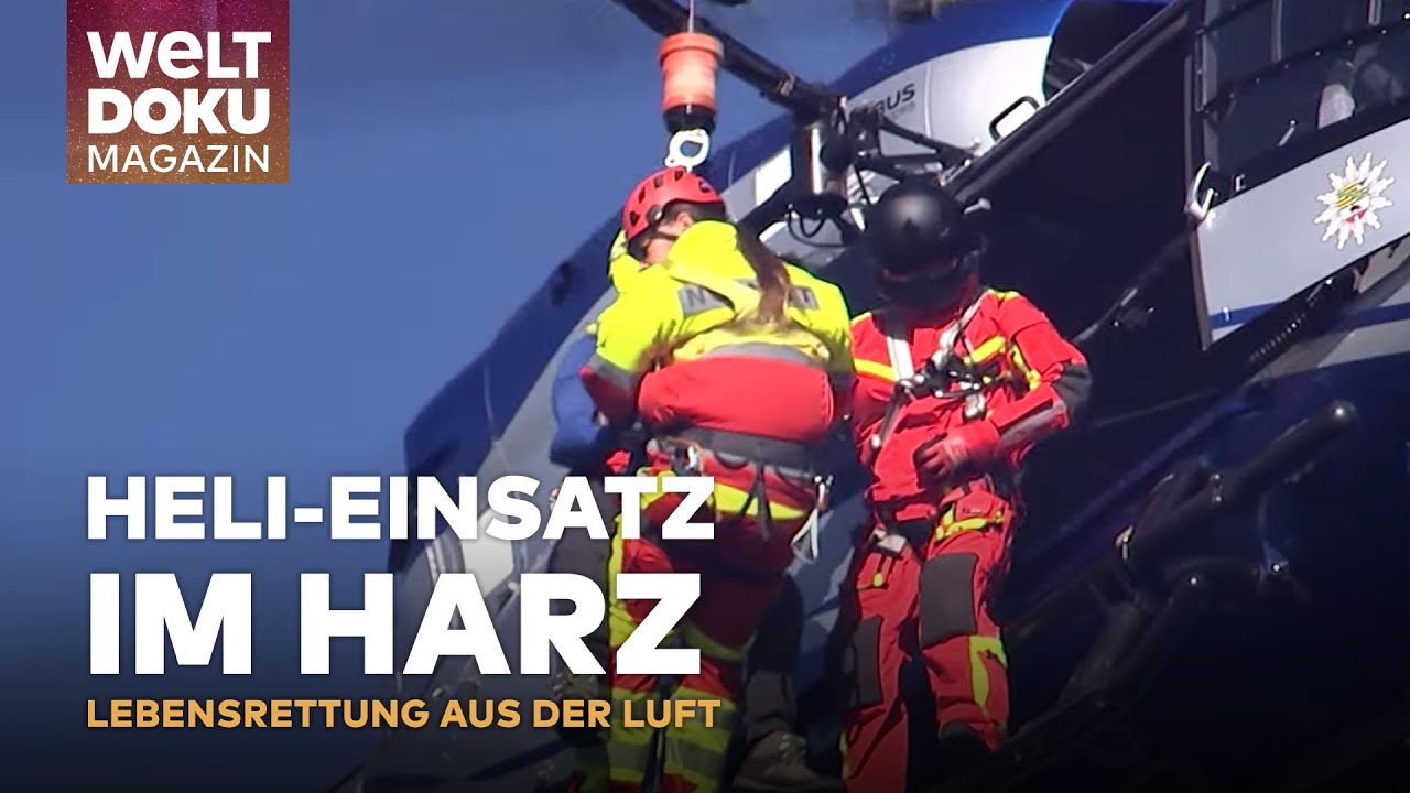 SPEKTAKULÄRE LUTRETTUNGSEINSÄTZE IM HARZ: Bergwacht üben lebensrettende Missionen | Magazin