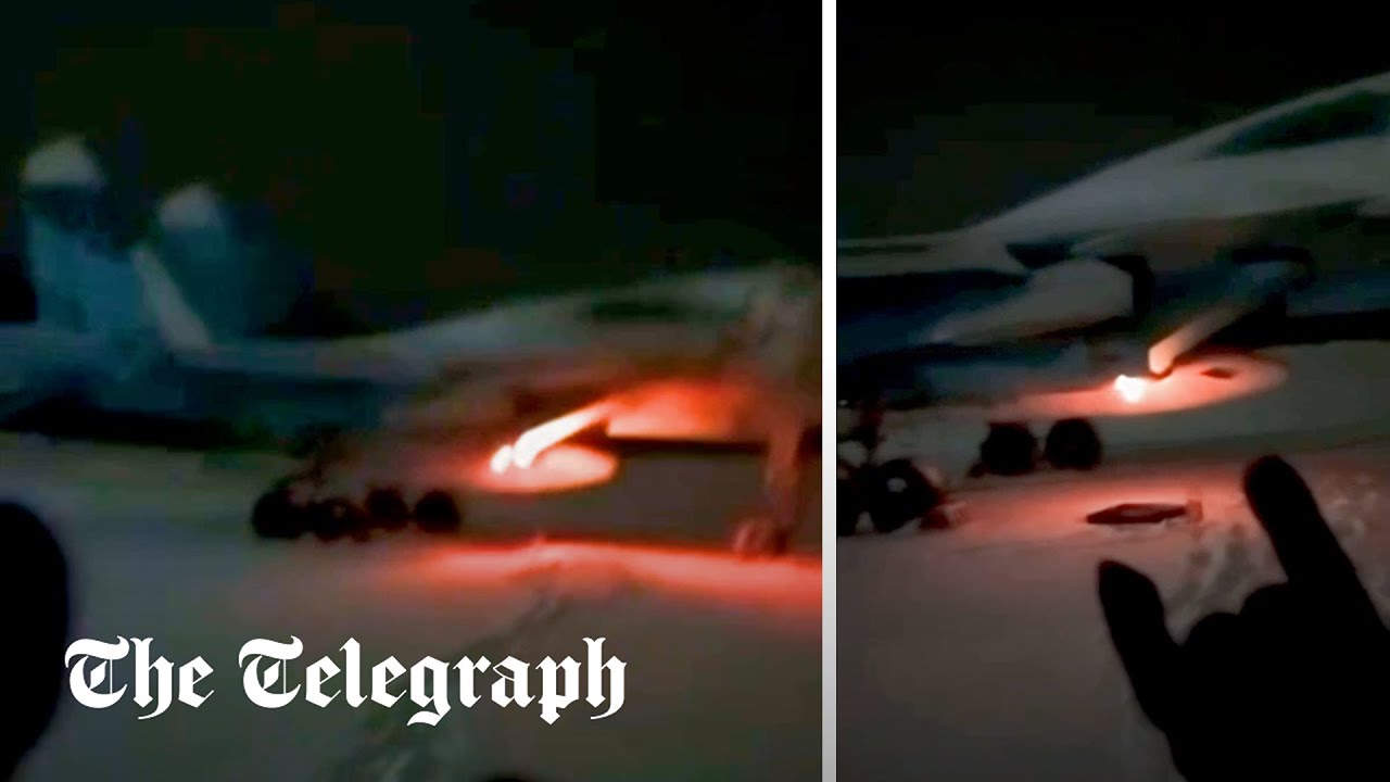 Ukraine 'blows up Russian jet 1,000 miles behind enemy lines'