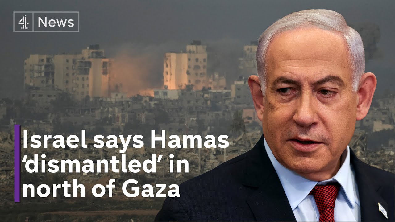 Netanyahu vows ‘total victory’ as Israel says Hamas ‘dismantled’ in north Gaza