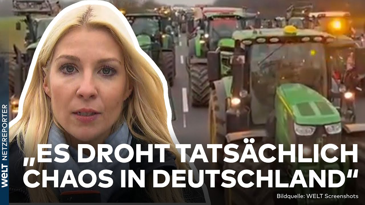 STILLSTAND IN DEUTSCHLAND: Protestwoche startet – Nicht nur Bauern wollen alles lahmlegen