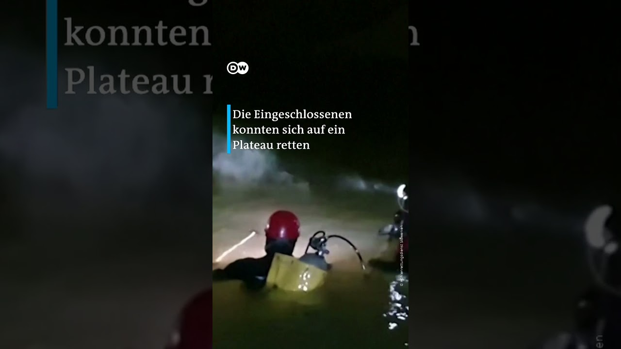 Fünf Menschen in überfluteter Höhle in Slowenien eingeschlossen | DW Nachrichten