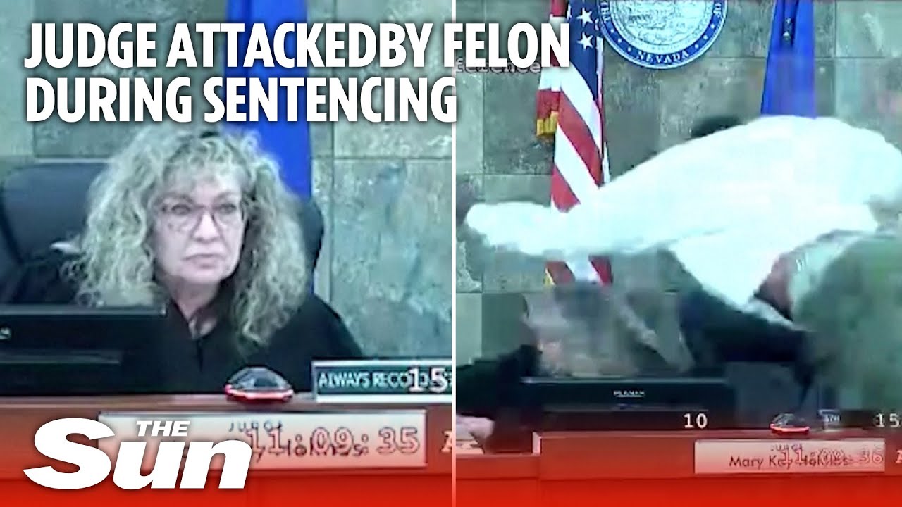 Las Vegas judge attacked by felon in the middle of his sentencing