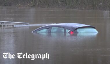 UK Weather: Flood warnings continue as cars, boats, and businesses are submerged by water