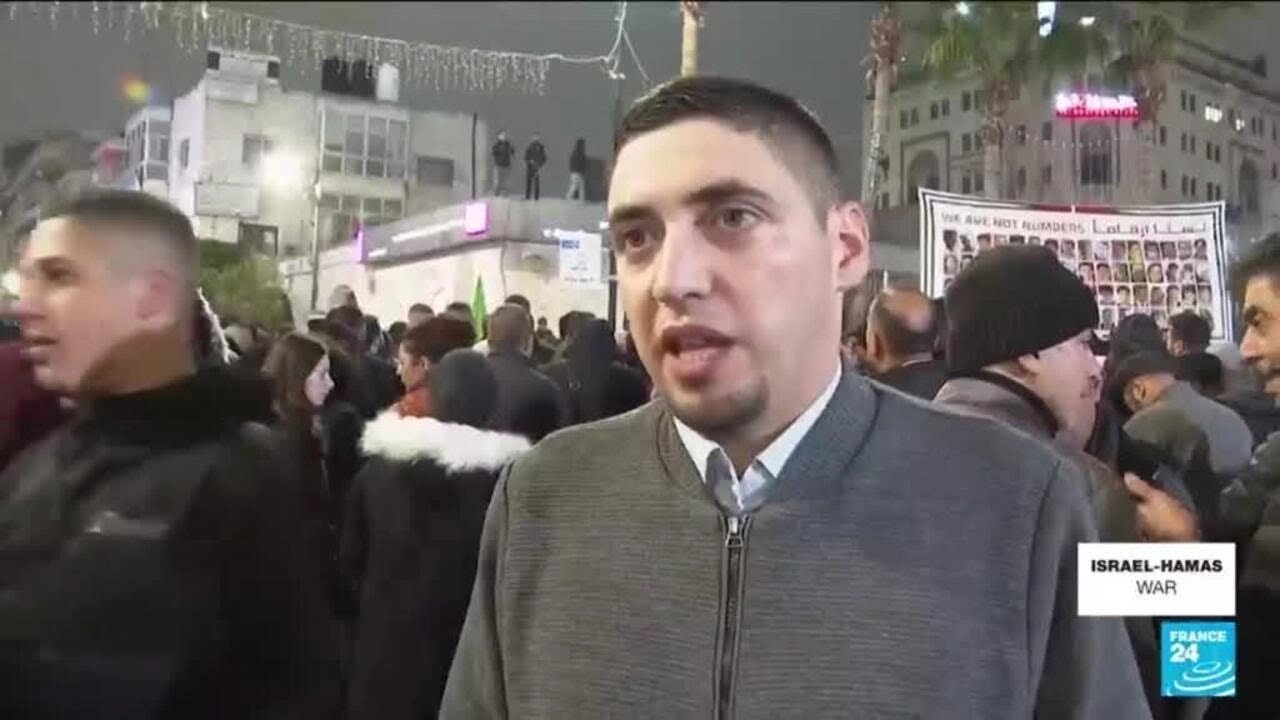 'This is not the end': Palestinians demonstrate in Ramallah to honour slain Hamas deputy leader