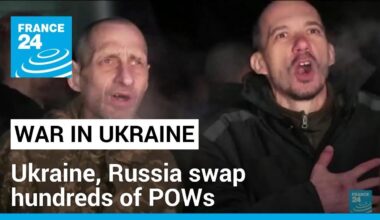 Ukraine, Russia swap hundreds of POWs in 'biggest' release of war • FRANCE 24 English