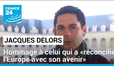 Hommage de Jacques Delors : un éloge à "l'architecte de l'Europe unie" • FRANCE 24