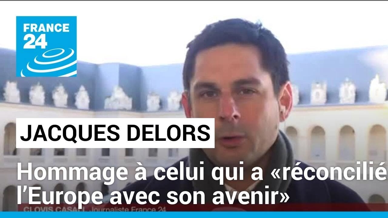 Hommage de Jacques Delors : un éloge à "l'architecte de l'Europe unie" • FRANCE 24