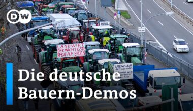 Warum Bauern gegen Subenventionsstreichung protestieren | DW Nachrichten