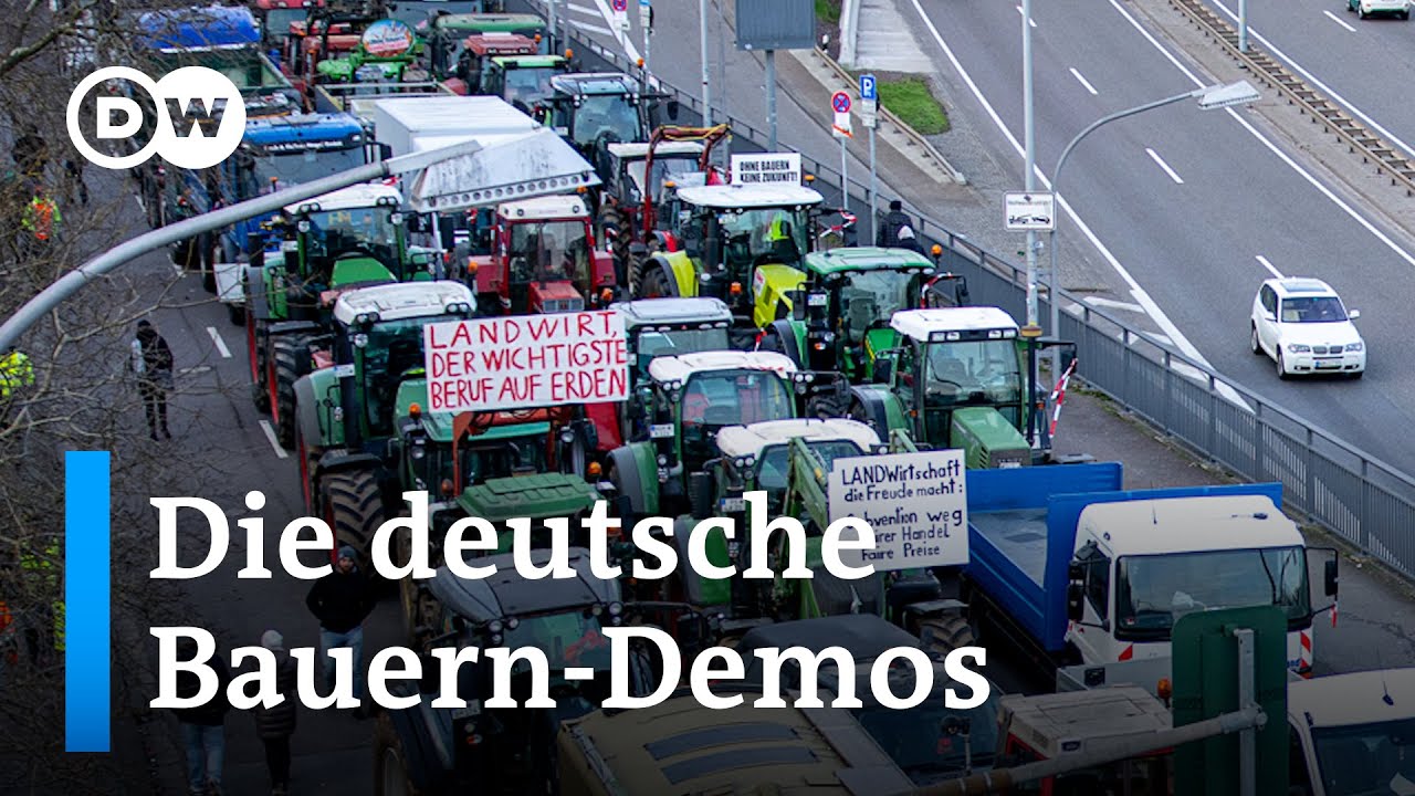 Warum Bauern gegen Subenventionsstreichung protestieren | DW Nachrichten