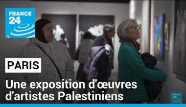 Une exposition d'œuvres d'artistes Palestiniens à la résonnance toute particulière • FRANCE 24