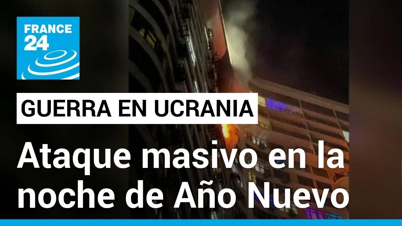 Ataque masivo de Rusia sobre Ucrania con alrededor de 90 cohetes y drones en Año Nuevo