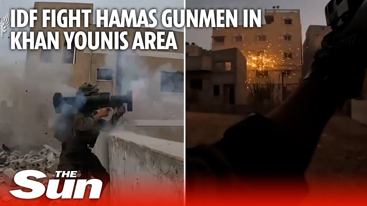 Givati Brigade battling Hamas gunmen in the Khan Younis area