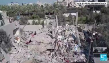 Franja de Gaza es intensamente atacada en el último día del 2023
