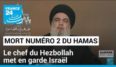 Le chef du Hezbollah met en garde Israël • FRANCE 24
