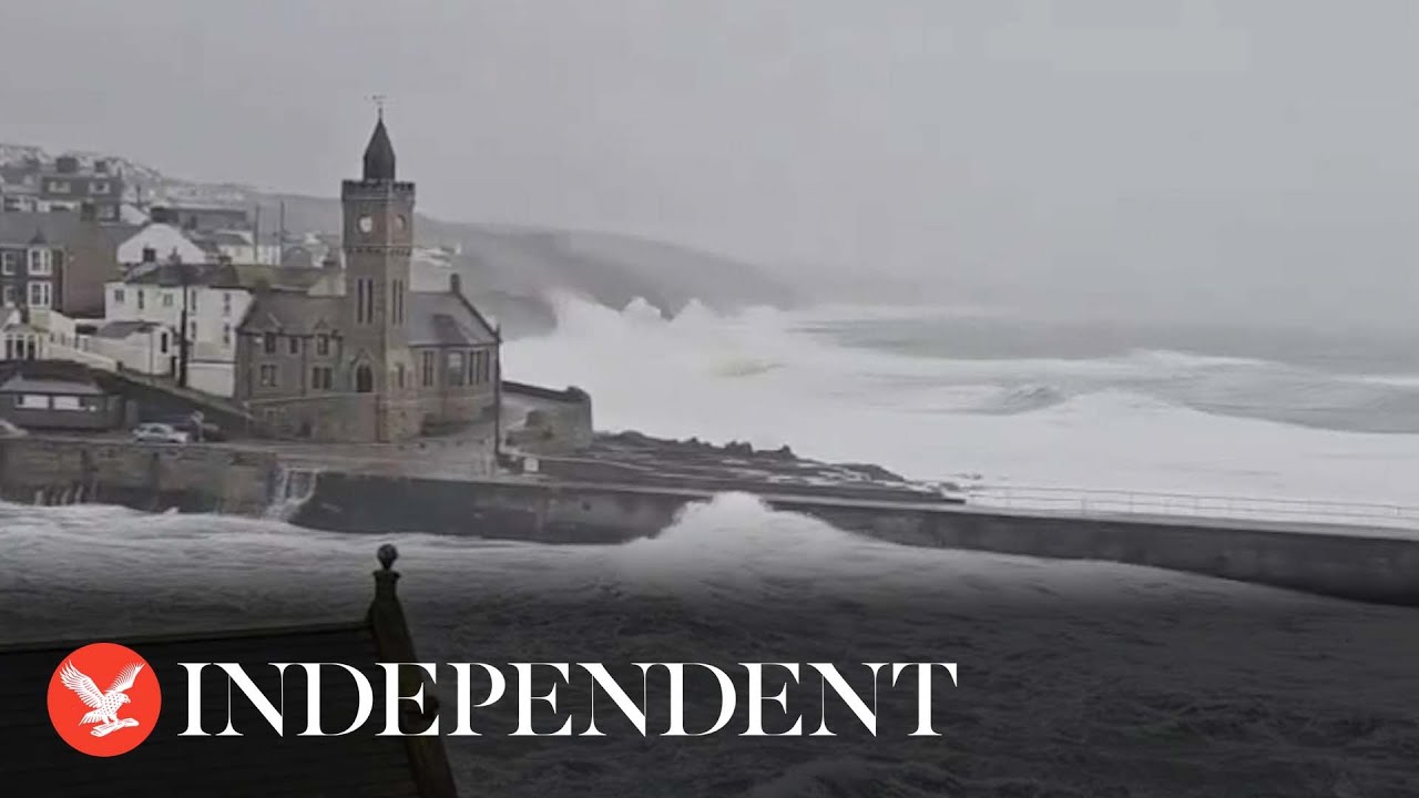 Storm Henk: Heavy rainfall leads to flooding across England and Wales