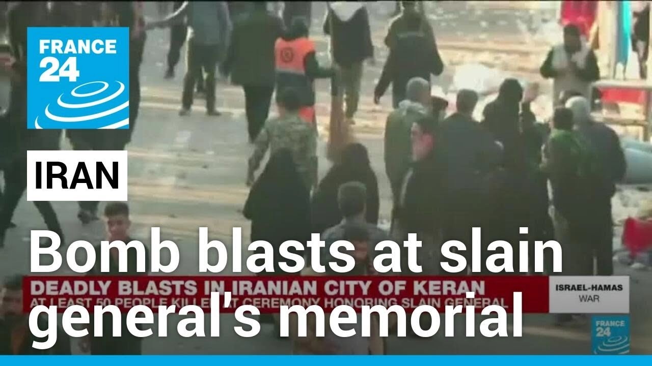 Deadly blasts hit commemorations for slain Iranian general • FRANCE 24 English