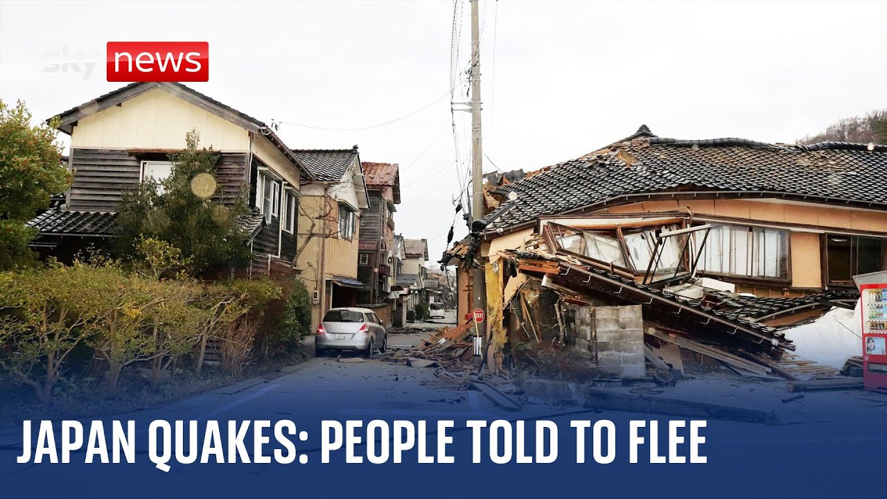 Japan earthquakes: People urged to flee to higher ground