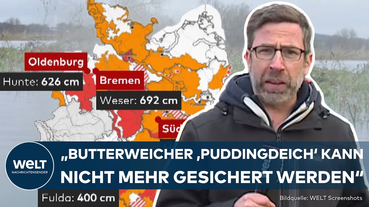 HOCHWASSER IN DEUTSCHLAND: Neuer Dauerregen und mobiler Deich in Oldenburg – Lage bleibt kritisch