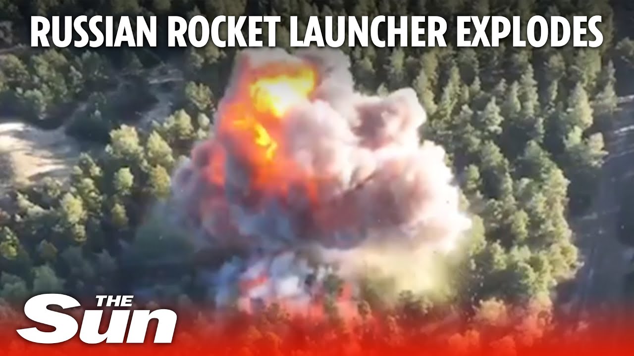 Ukrainian forces obliterate Russian self-propelled rocket launcher near Kherson