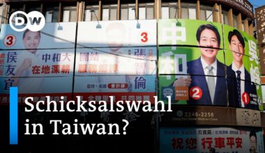 Wahlen in Taiwan: Entscheidet die Wahl über das Verhältnis zu China? | DW Nachrichten