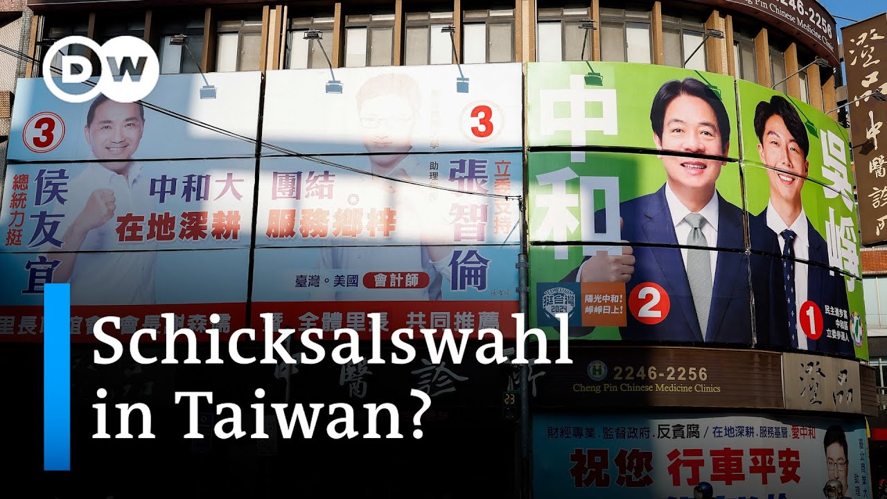 Wahlen in Taiwan: Entscheidet die Wahl über das Verhältnis zu China? | DW Nachrichten