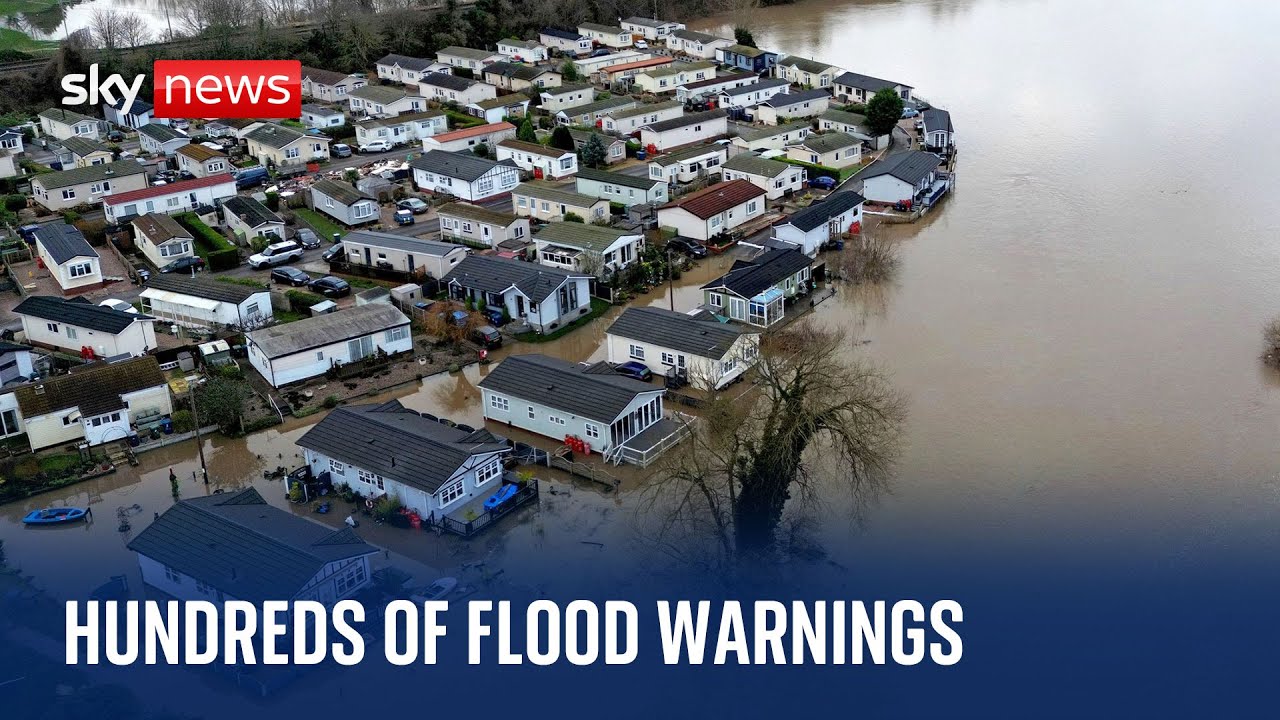 UK weather: Hundreds of flood alerts and warnings in place across England