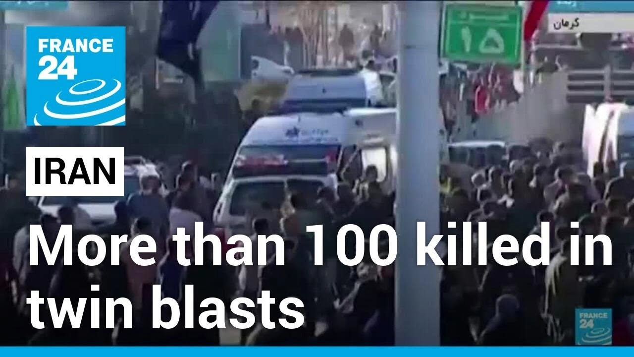 Blasts kill over 100 at ceremony to mark death of Iranian commander • FRANCE 24 English
