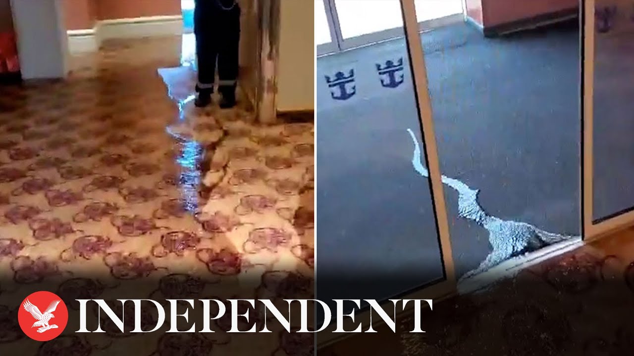 Ultimate World Cruise passenger films flooded ship during nine-month voyage