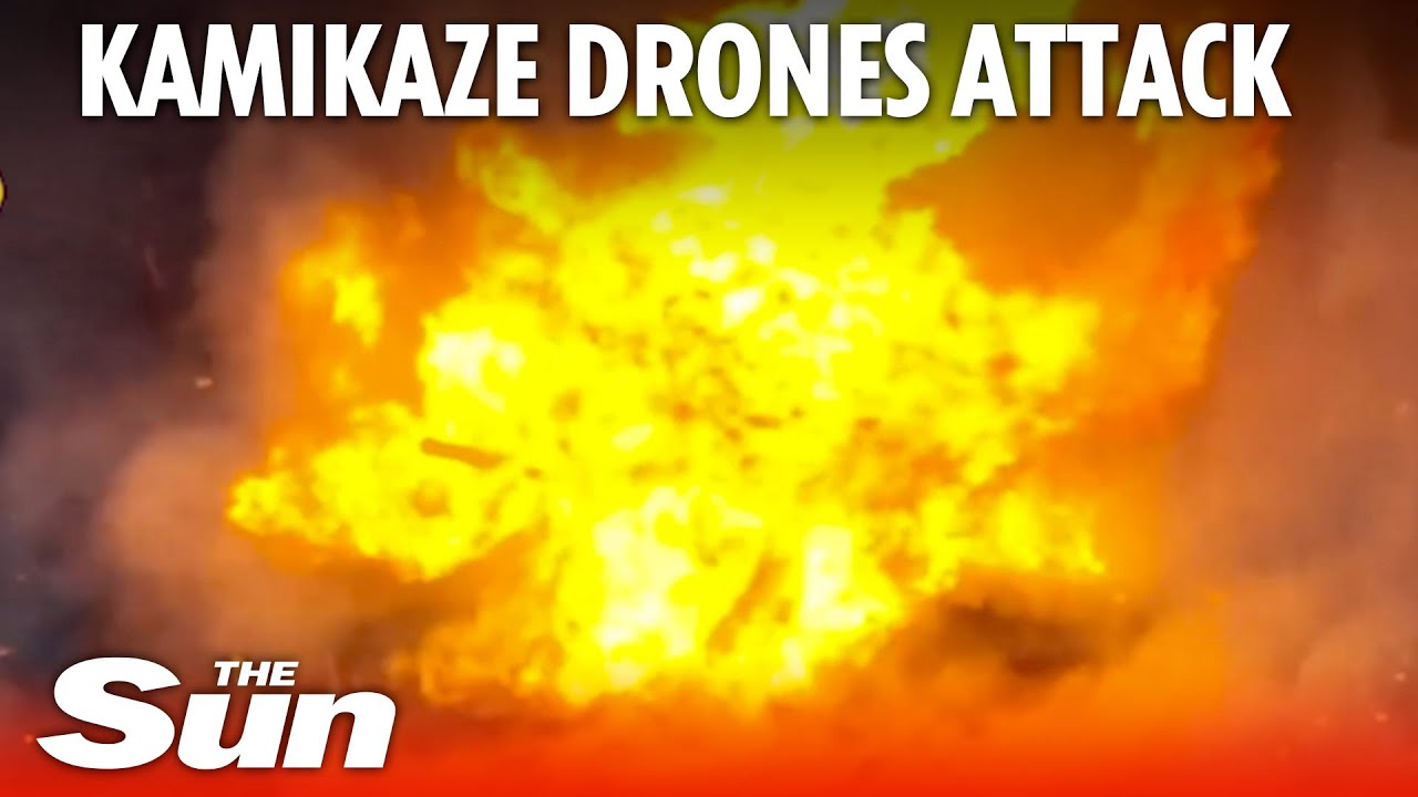 Ukraine Russia War: Kamikaze drone crashes into Russian tank in huge explosion