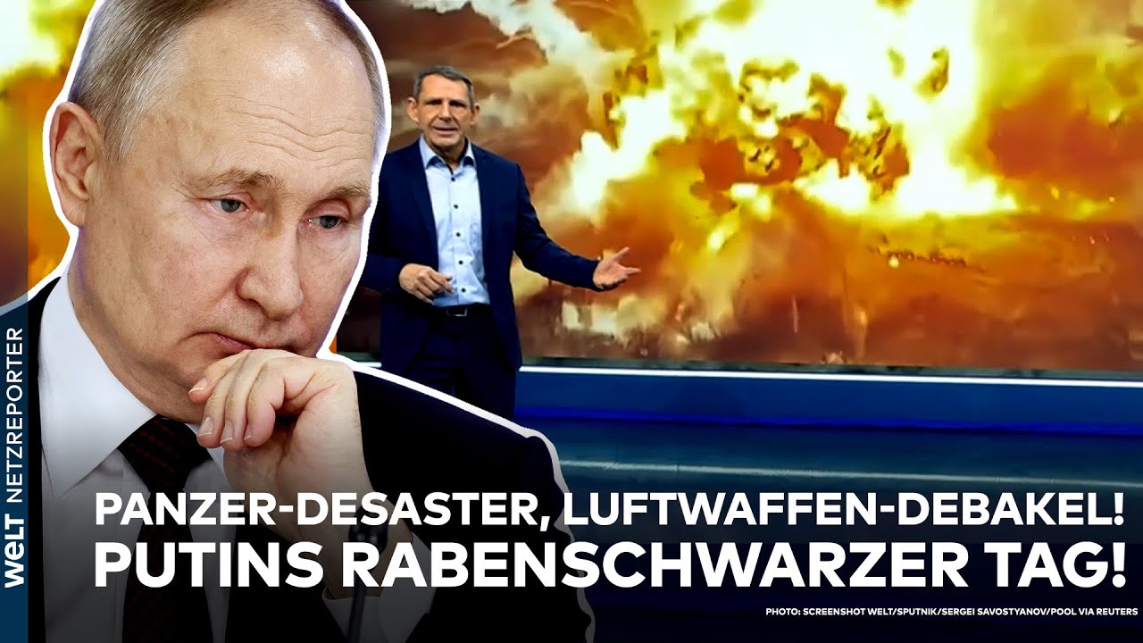UKRAINE-KRIEG: Panzer-Desaster und Luftwaffen-Drama! Rabenschwarzer Tag für Wladimir Putin!