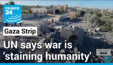 UN says Gaza war 'staining humanity' on eve of 100th day • FRANCE 24 English