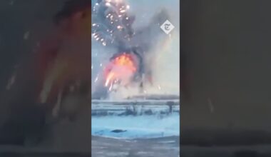 Russian rocket launcher destroyed by Ukrainian fire in Avdiivka