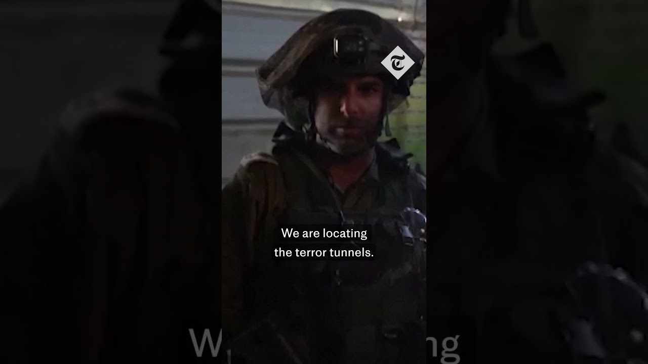 Israeli army releases new video it says shows Hamas tunnels in Gaza