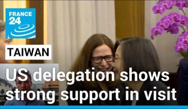 US delegation demonstrates support in visit to Taiwan following election • FRANCE 24 English