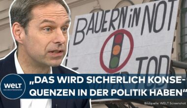BAUERNPROTESTE: "Wenn es keine weiteren Zugeständnisse gibt, dann sieht die Ampel-Regierung alt aus"