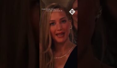 'If I don't win, I'm leaving': Jennifer Lawrence mouths at Golden Globes