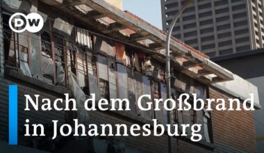 Der harte Alltag der Überlebenden des Hochhausbrandes in Südafrika | DW Nachrichten