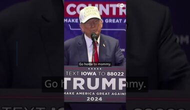 Climate activists disrupt Trump rally in Iowa | DW News